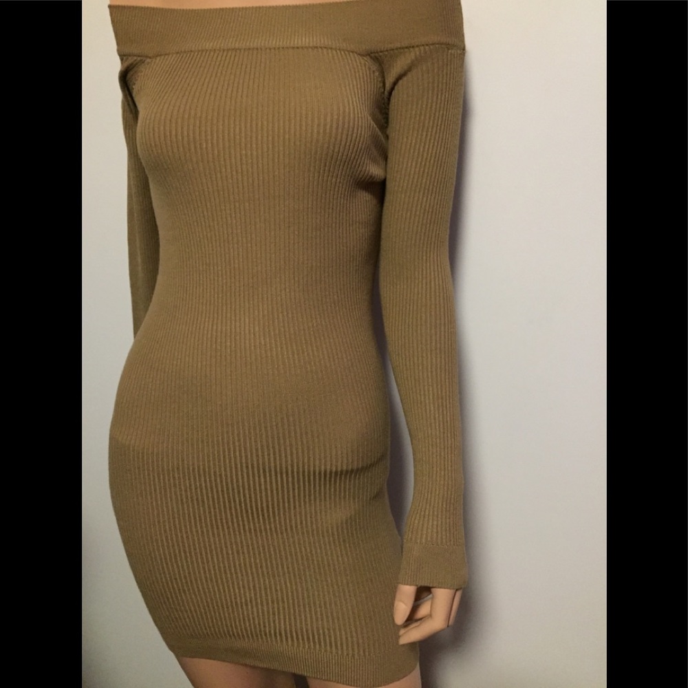 🌸 Pixie🧚‍♀️ Gorgeous BOSSA dress deep tan S